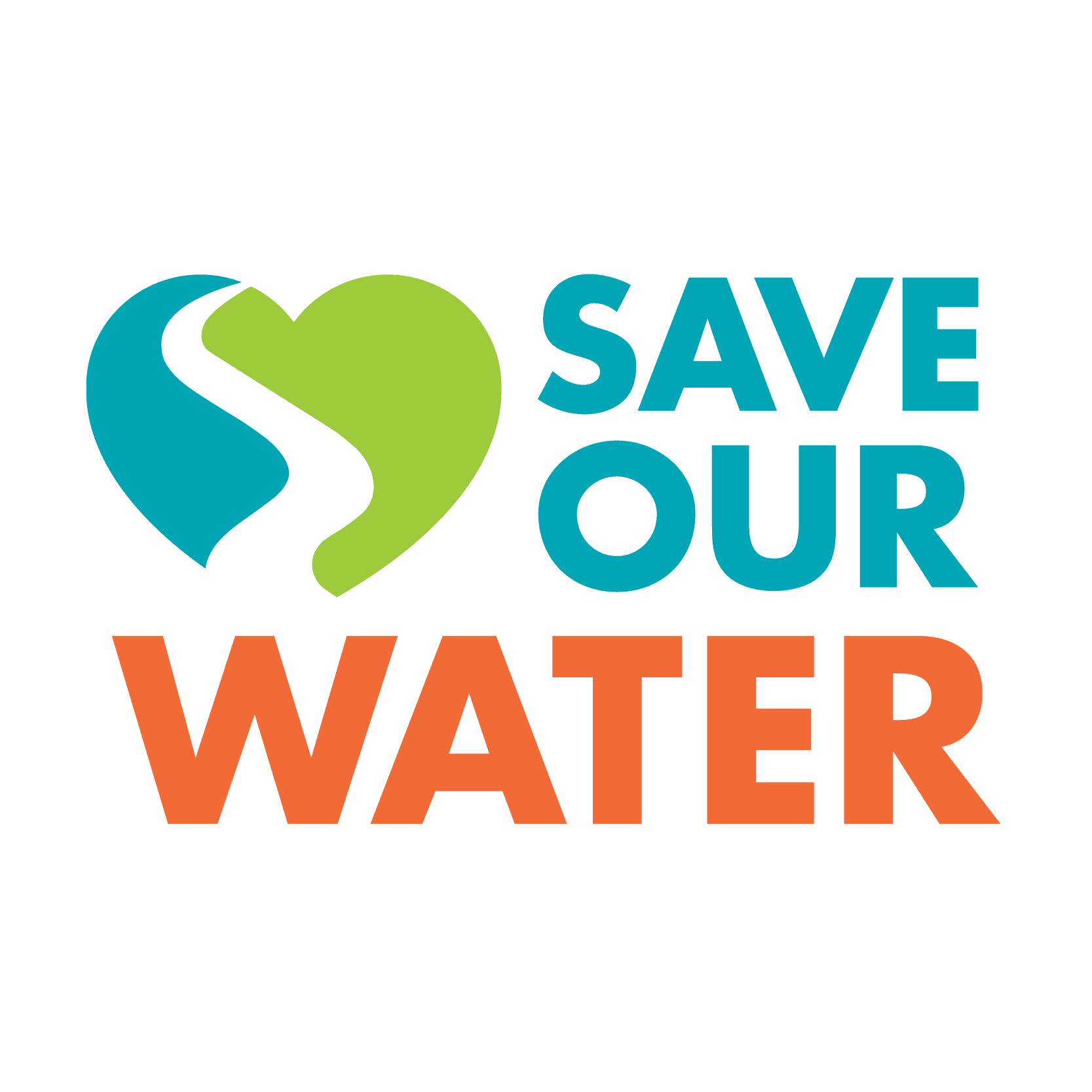 Save our water logo