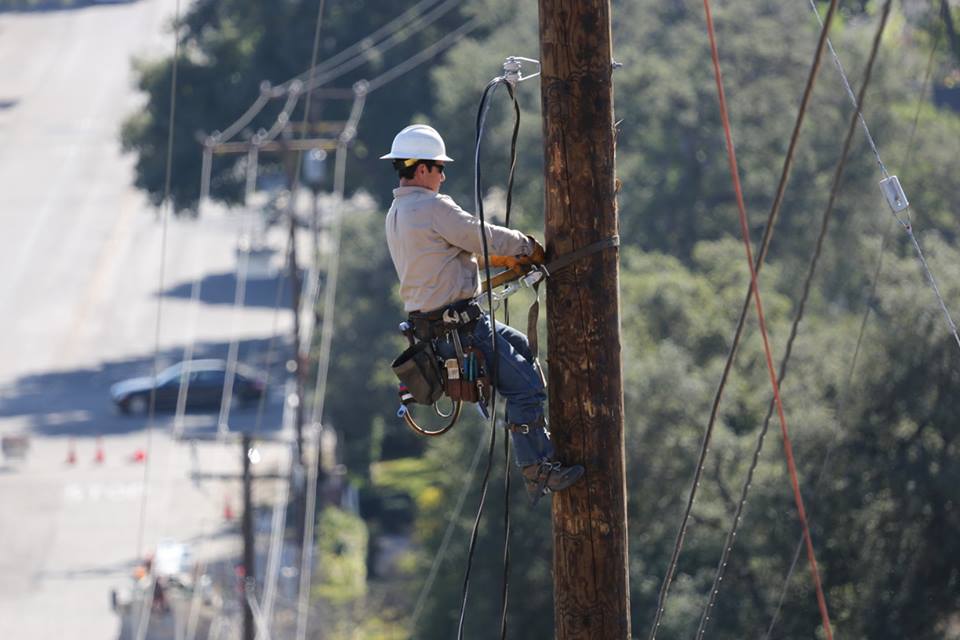 Electrical Worker working on Lines